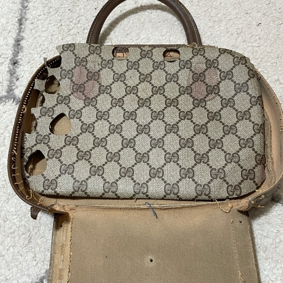 Gucci vintage zip around top handle bag - Picture 3 of 4
